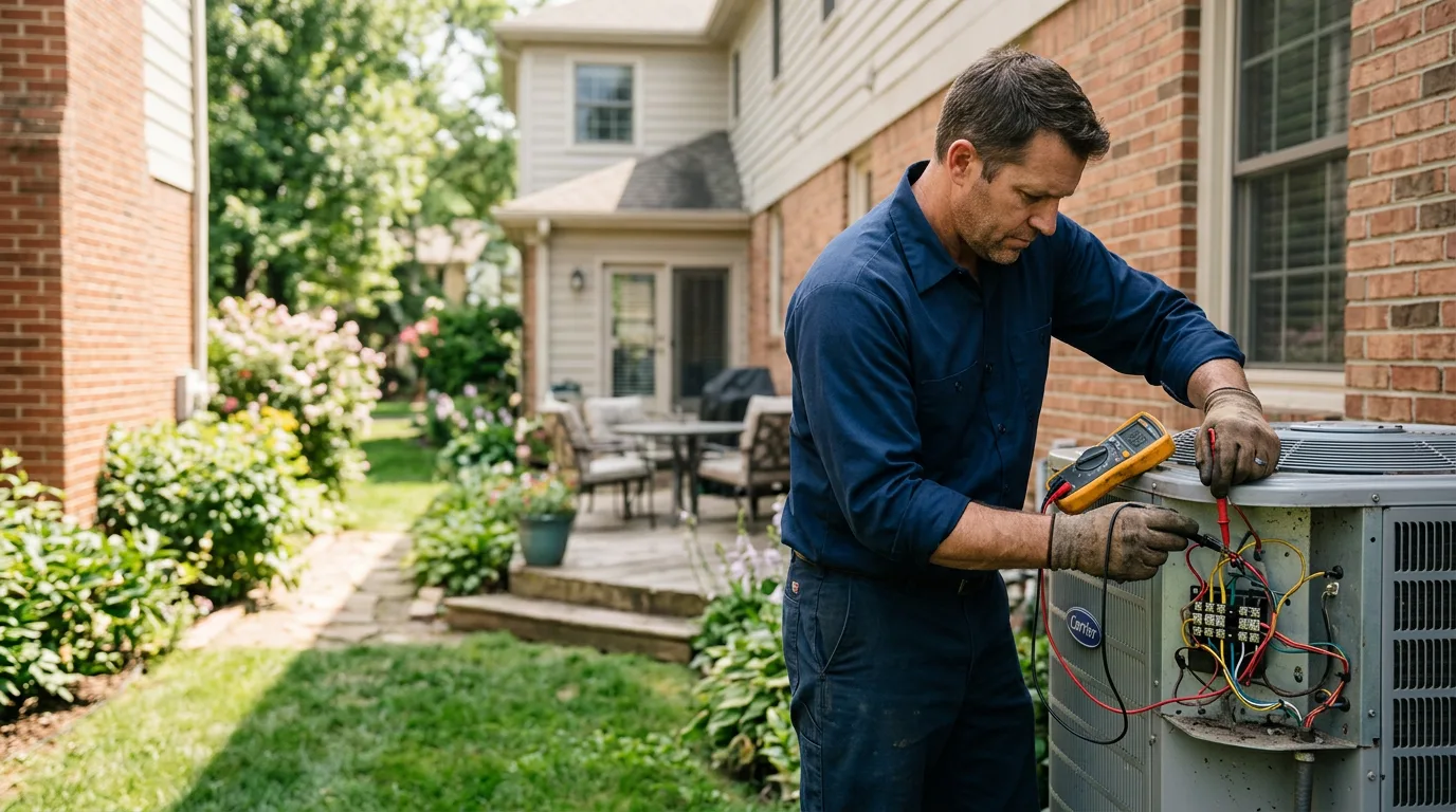 HVAC technician working near Rosendale, WI